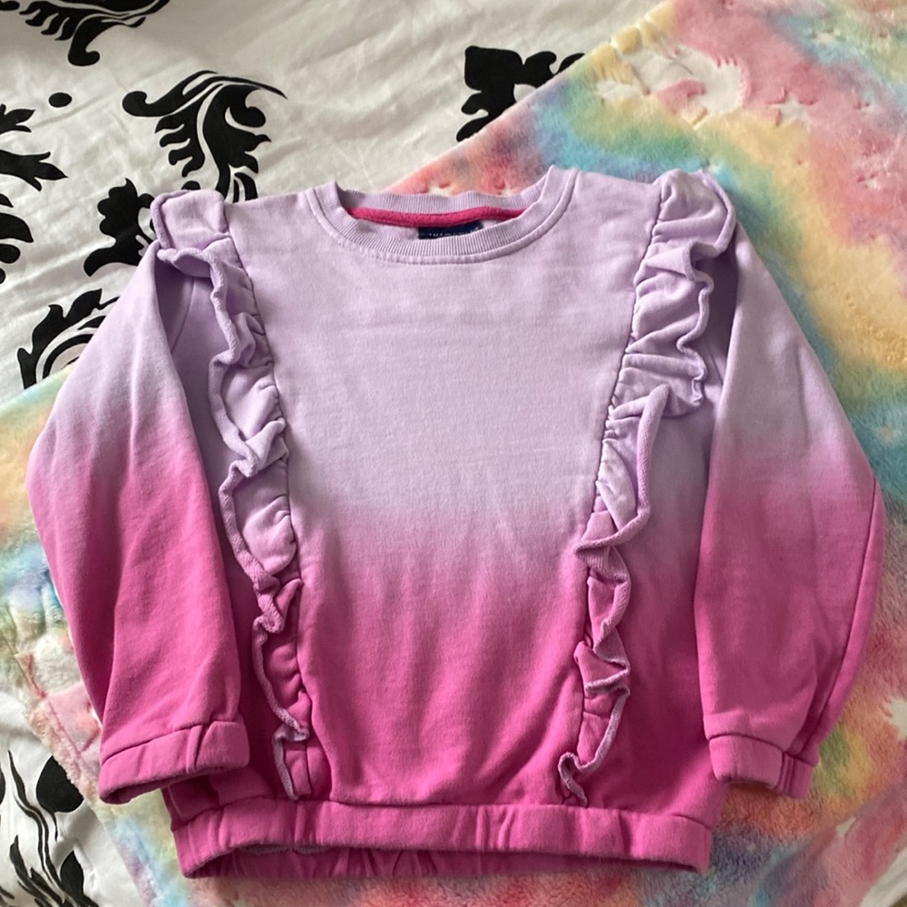 Girl sweatshirt lavender/pink